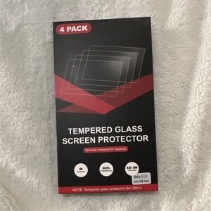 MoKo 4-Pack Tempered Glass Screen Protector for Nintendo Switch2 Console, Clear‎